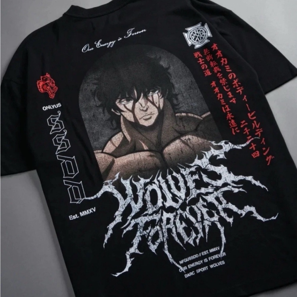 SOLD - Darc Sport x Baki Oversized Shirt (Medium/New)